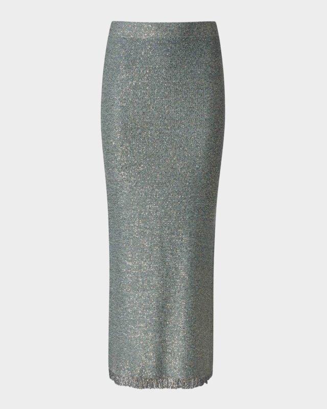 Georgie Paillette Knit Midi Skirt